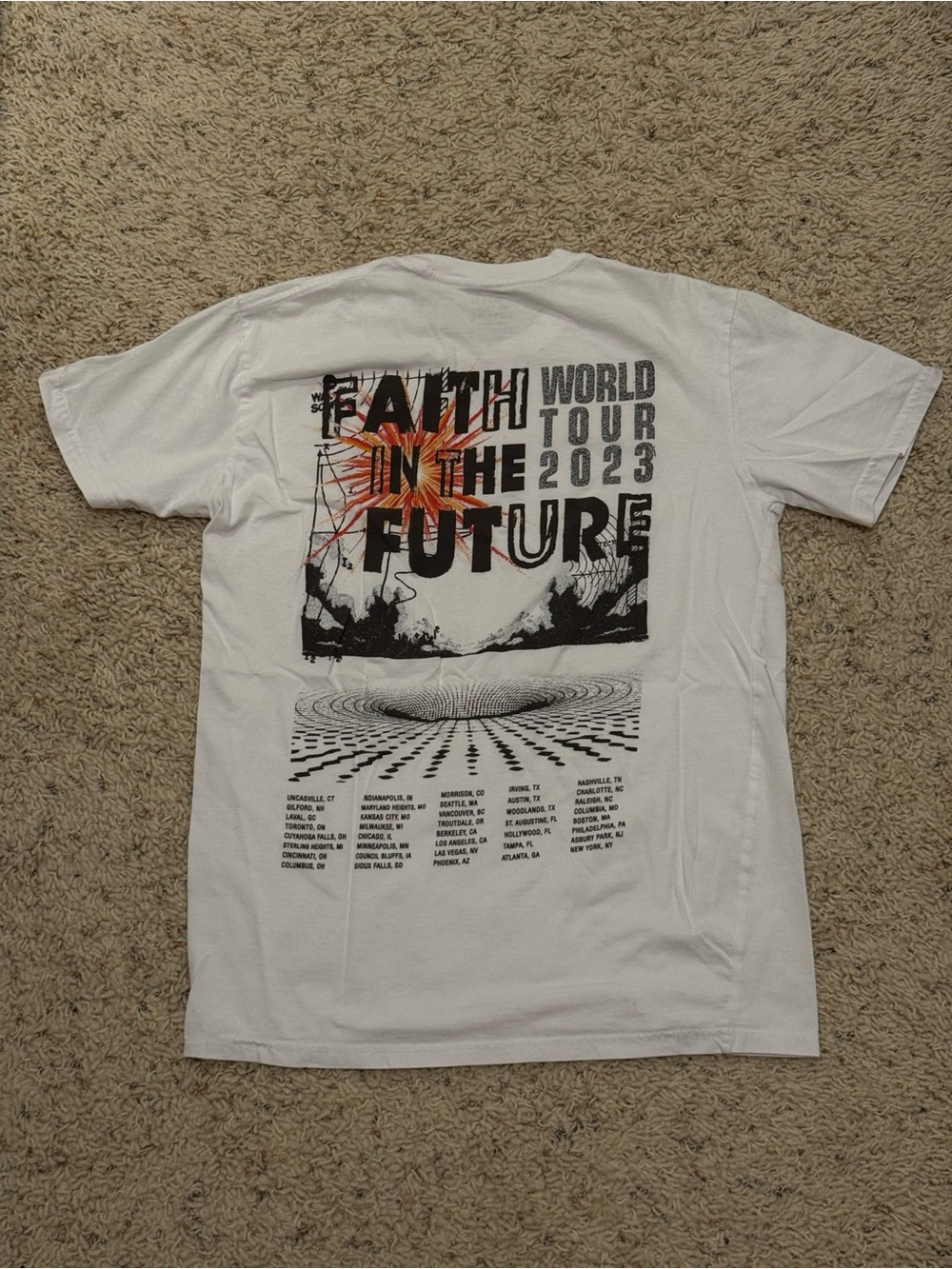 Louis Tomlinson "Faith in the Future" World Tour T-shirt